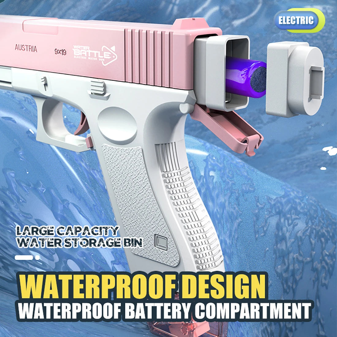 WaterGlockz Ultimate Vault™ — Multi-Variant Electric Water Gun Bundle