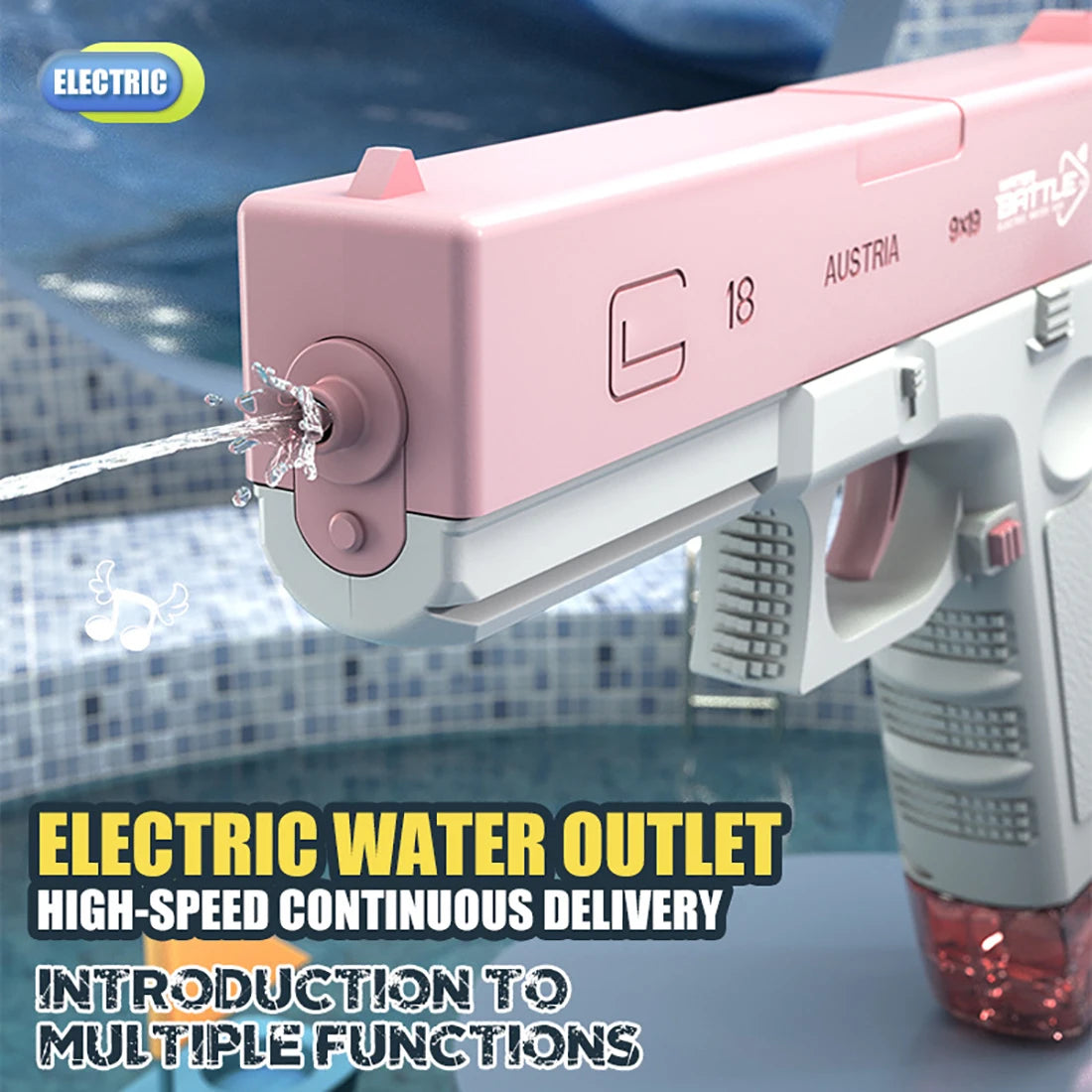 WaterGlockz Ultimate Vault™ — Multi-Variant Electric Water Gun Bundle
